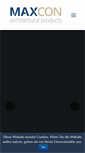 Mobile Screenshot of maxcon.eu