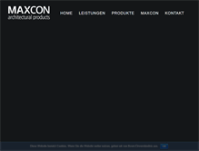 Tablet Screenshot of maxcon.eu