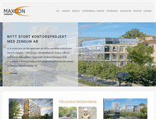 Tablet Screenshot of maxcon.se