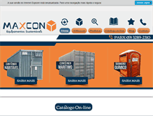 Tablet Screenshot of maxcon.net.br
